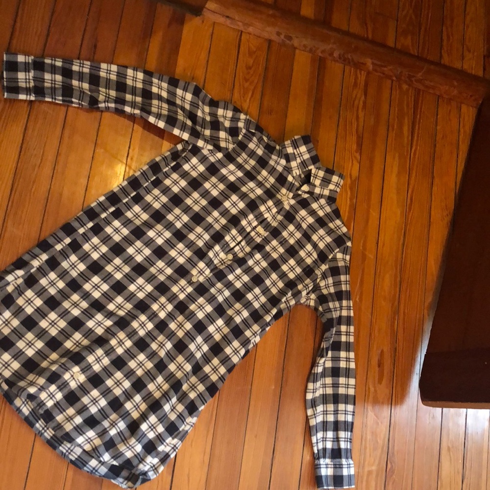 Black and white plaid dress